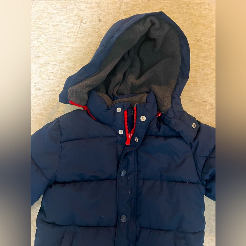 Navy Gap Puffer Jacket